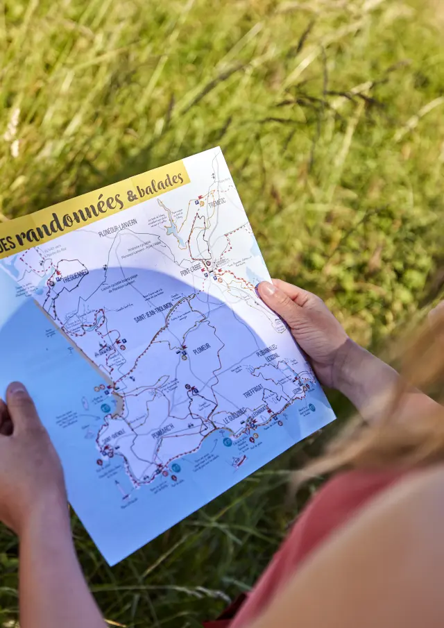 Carte des randonnées
