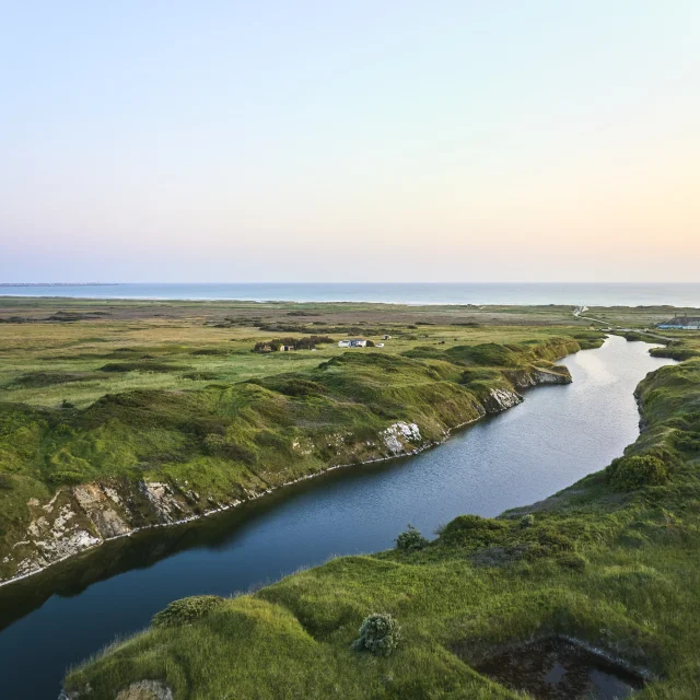 coucher de soleil à Treguennec