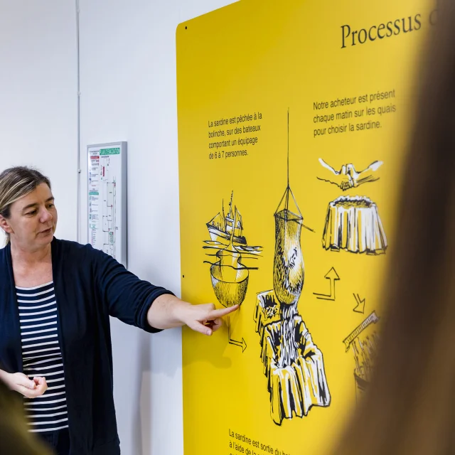 Visite de la Compagnie Bretonne du poisson à Penmarc'h