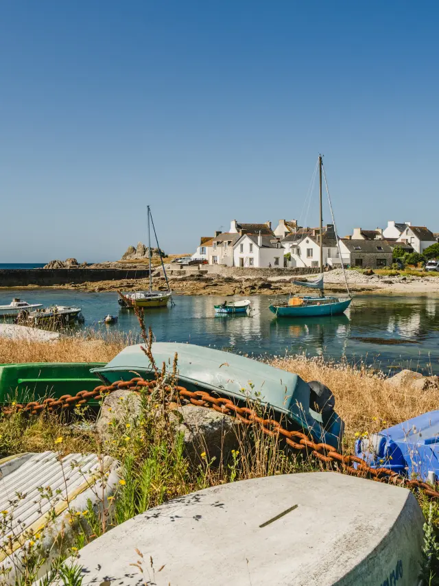 La commune de Lesconil vue du port