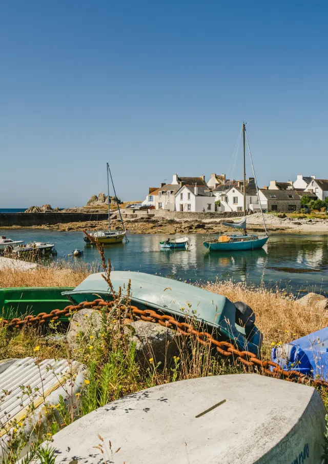 Lesconil gezien vanaf de haven