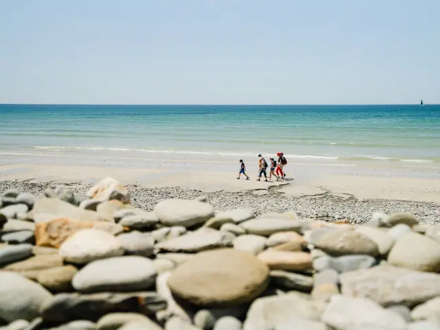 Randonnée sur la plage de Ruvein - Plovan