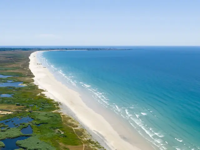 Tréogat - Baai van Audierne - luchtfoto