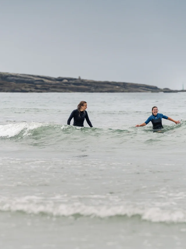 Wasserwanderung plage de la grève blanche in Le Guilvinec