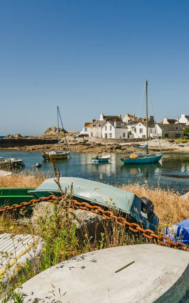La commune de Lesconil vue du port