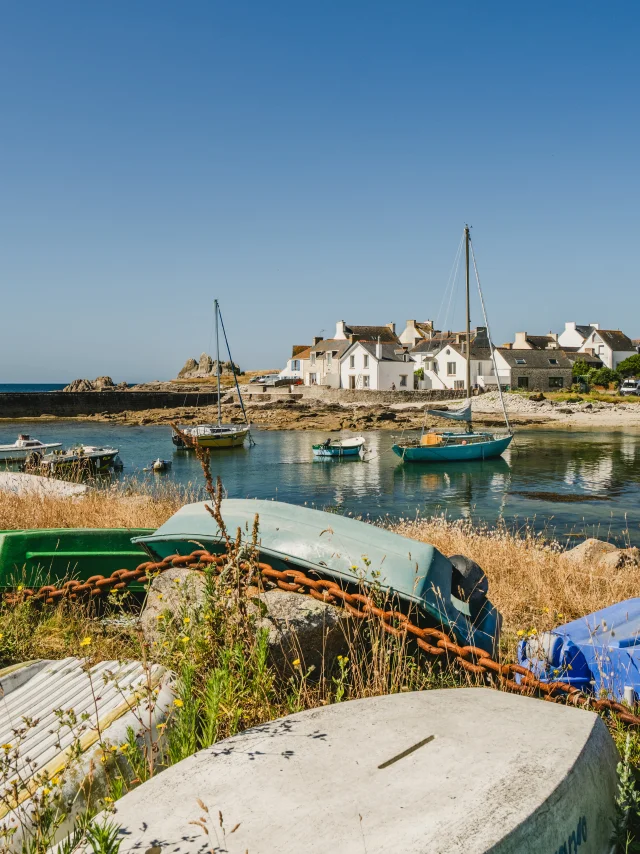 La commune de Lesconil vue du port