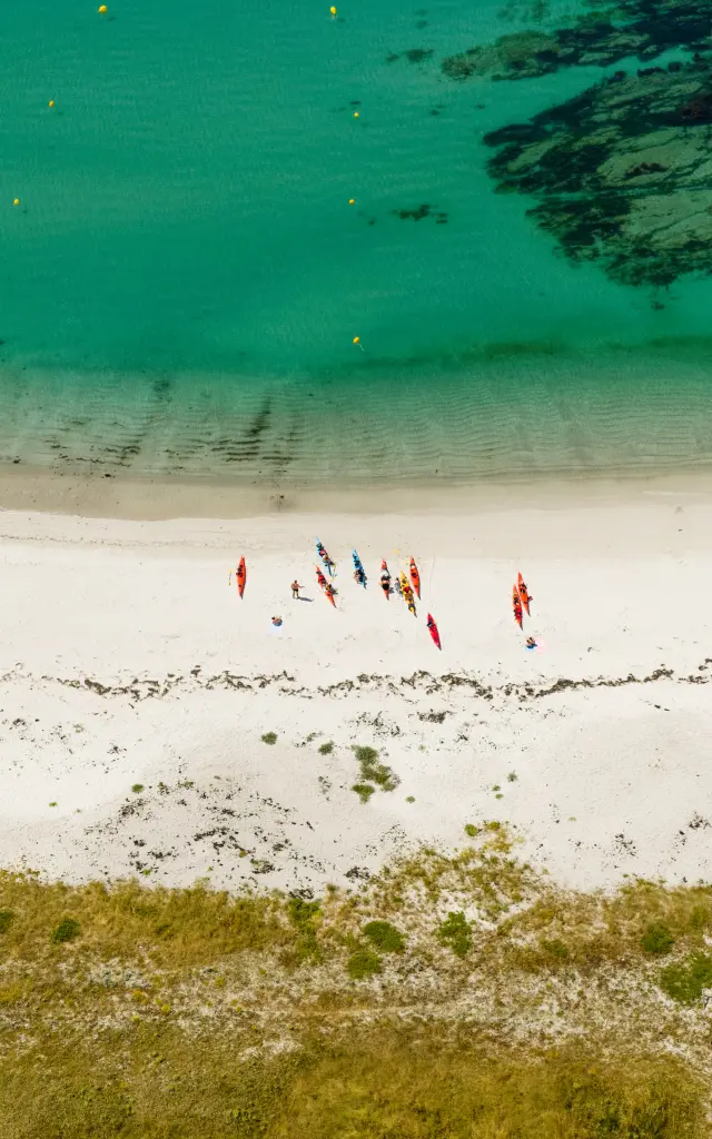 Plage le la grève blanche au Guilvinec