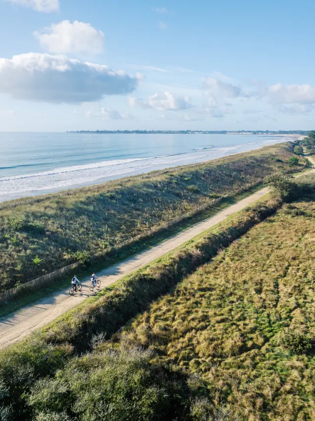 Véloroute V45 à Combrit Sainte-Marine