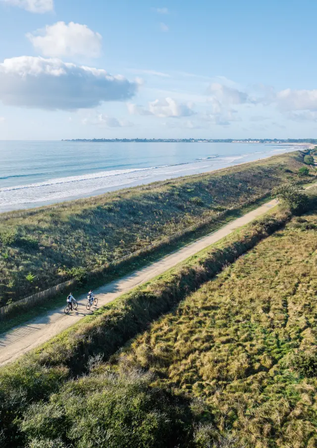 Véloroute V45 à Combrit Sainte-Marine