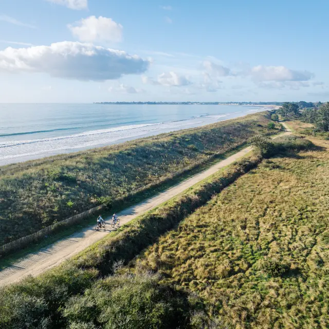 Véloroute V45 à Combrit Sainte-Marine