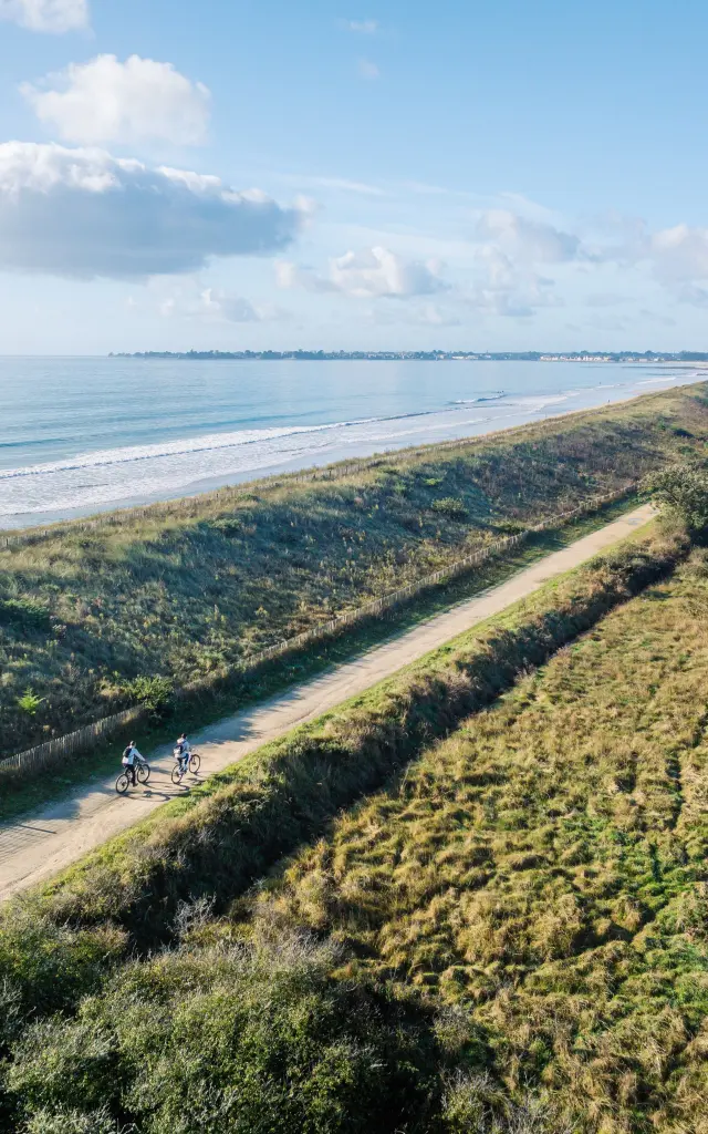 Véloroute V45 à Combrit Sainte-Marine