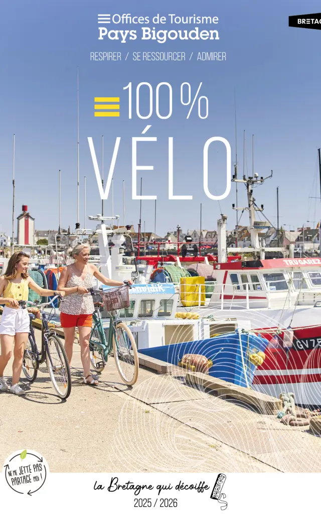 carte thématique 100% vélo pays bigouden