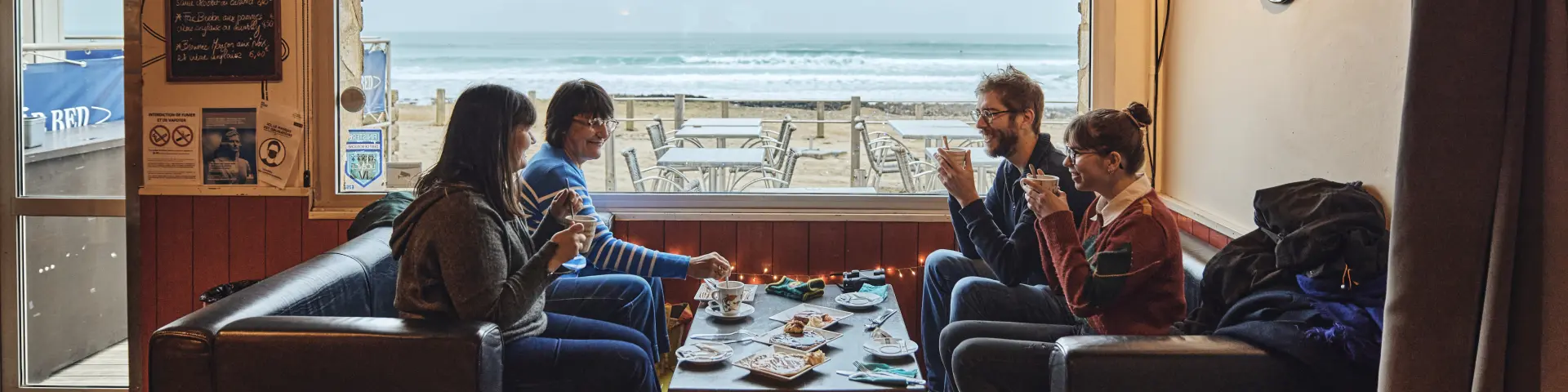 Restaurant vue mer - Penn Ar Bed à Penhors