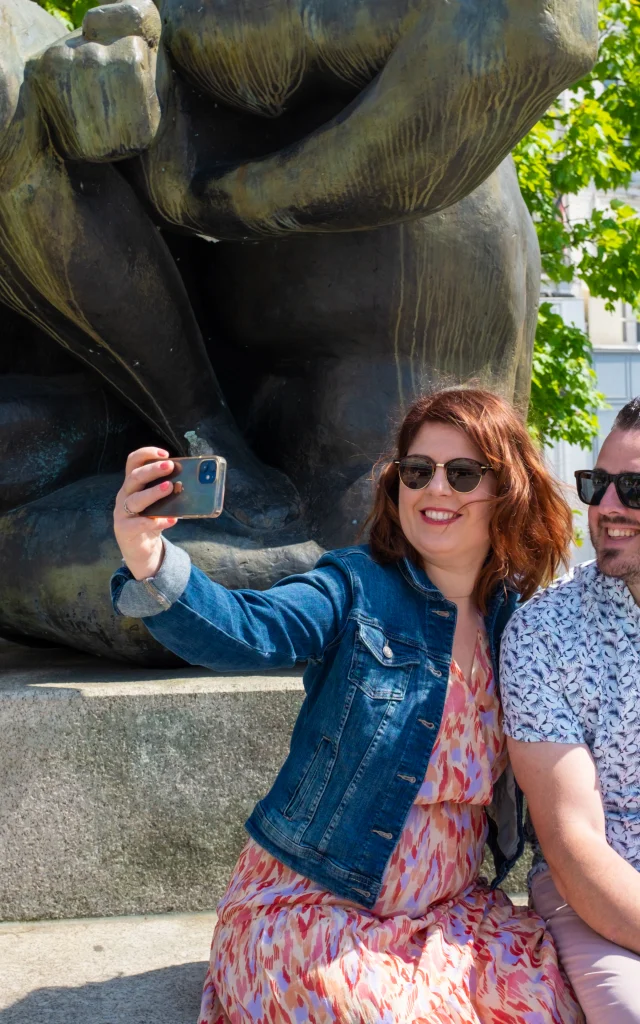 Selfie koppel place du commerce Valenciennes