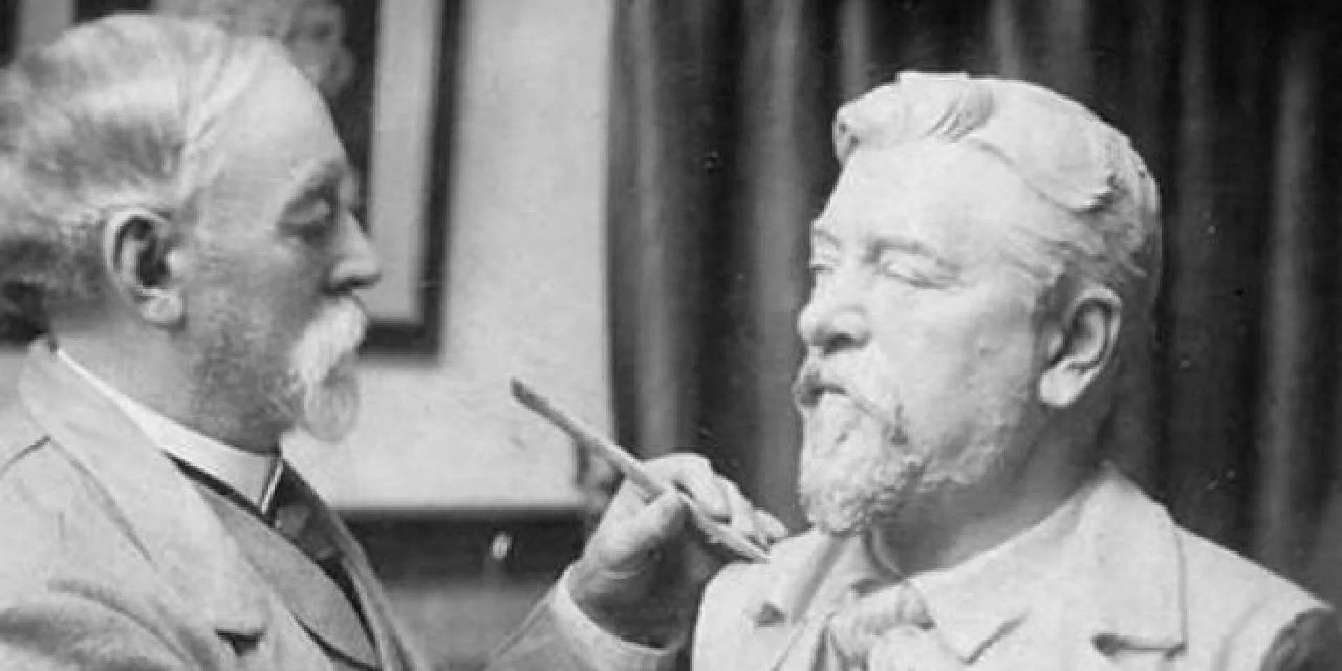 Gustave aan het werk