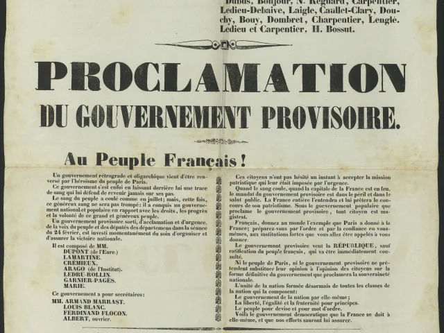 Affiche 1848