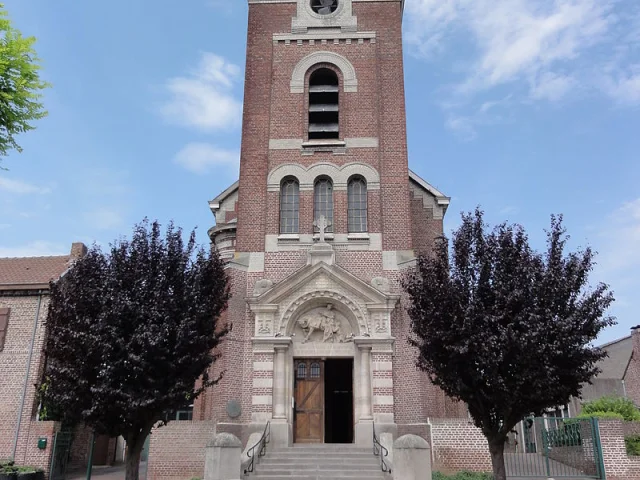 Aulnoy Lez Valenciennes Nord Fr Eglise Facade
