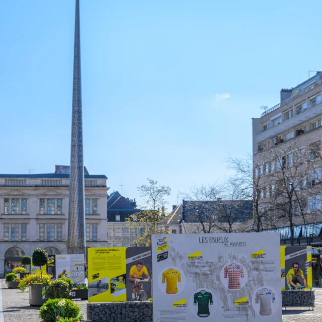 Expo Tour de France Valenciennes Place d'Armes