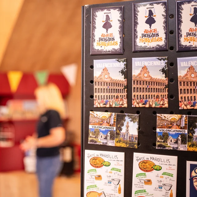 Boutique souvenirs Office de tourisme Valenciennes