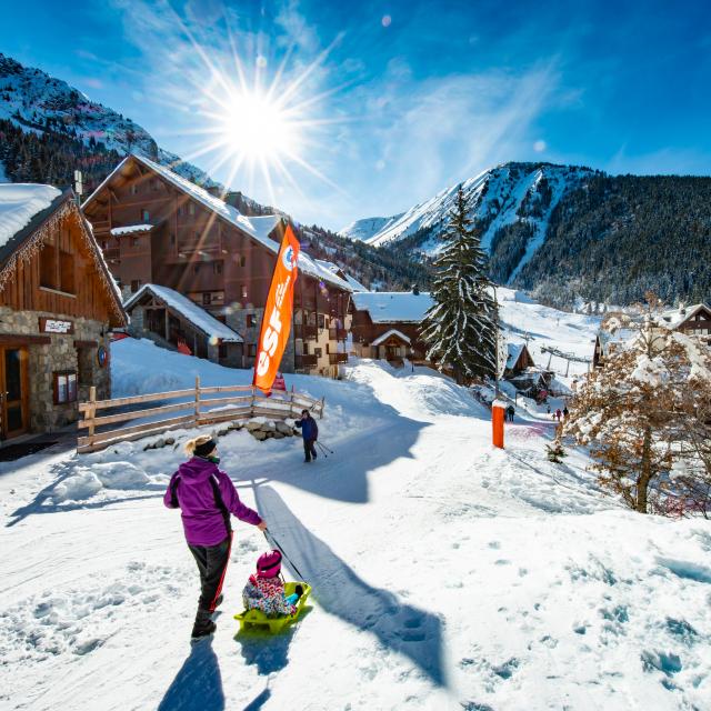 Station D'oz En Oisans hiver