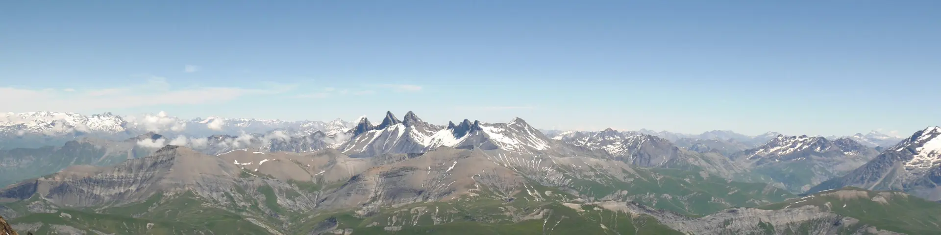 Vue Aiguilles D'arves depuis le Pic Blanc