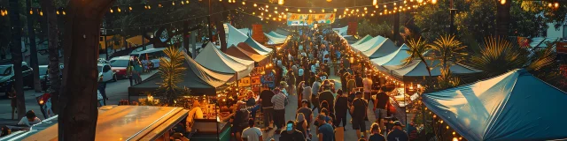 Image d'illustration - Marché nocturne