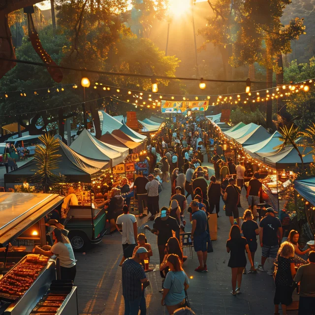 Image d'illustration - Marché nocturne