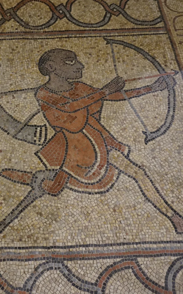 Cathedral Lescar Mosaic Archer Pau Pyrenees Tourism