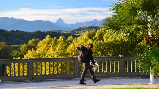 Randonneurs - Boulevard des Pyrénées - Pau