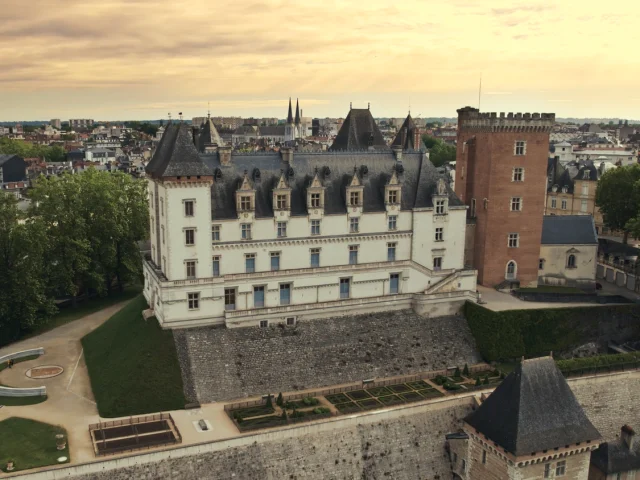 Château de Pau - Vue aérienne