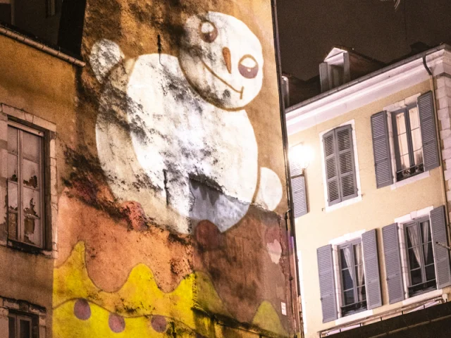 Noël à Pau - Le quartier du Hédas en lumière