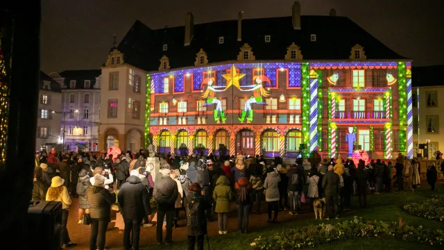 Mapping de Noël à Thionville