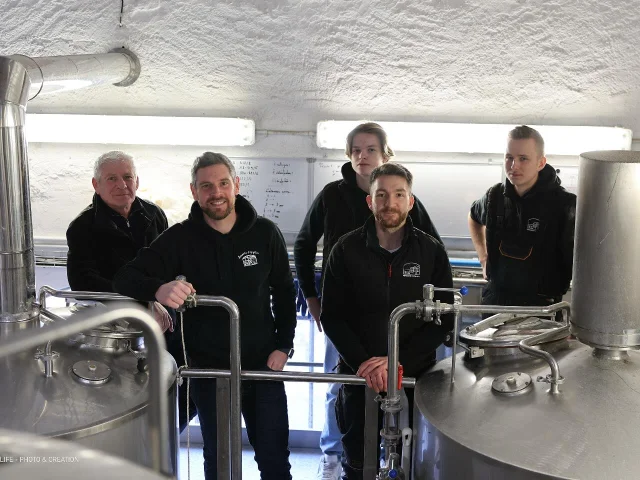 L'équipe de la Brasserie Papyllon