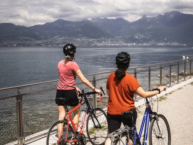 Balade Velo Lac Saint Gingolph