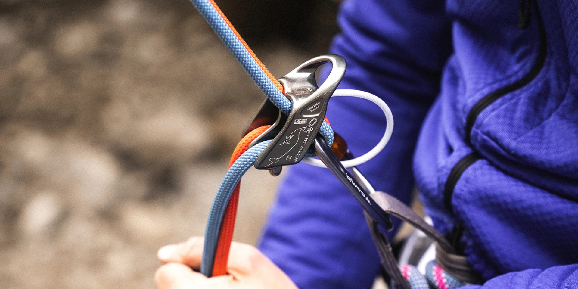 Climbing at Mont Chauffé