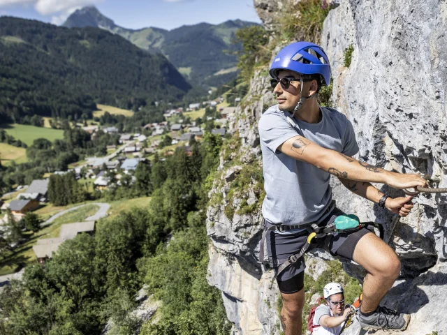 Via Ferrata Saix De Miolene La Chapelle D Abondance Ete 100724 Florian 1 1