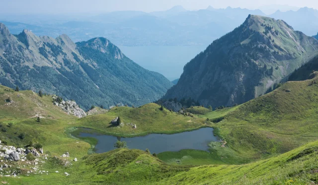 106. Vue Du Col De Bise Vers Le Leman Nicolas Blandin