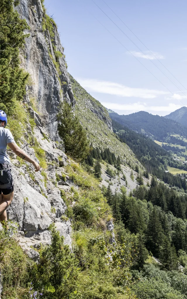 Via Ferrata Saix De Miolene La Chapelle D Abondance Ete 100724 Florian 9
