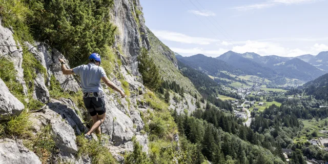 Via Ferrata Saix De Miolene La Chapelle D Abondance Ete 100724 Florian 9