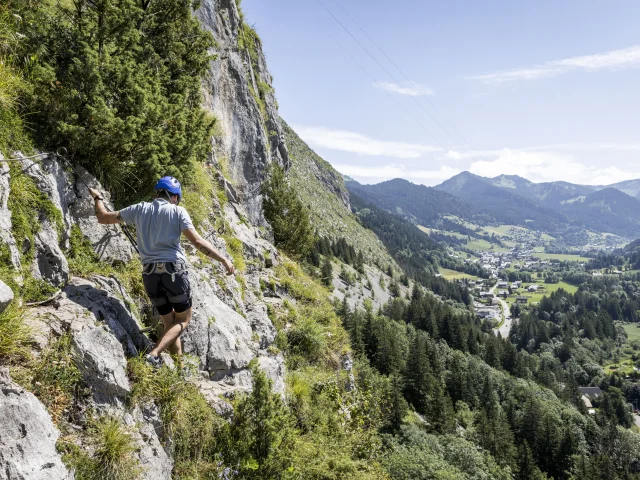 Via Ferrata Saix De Miolene La Chapelle D Abondance Ete 100724 Florian 9