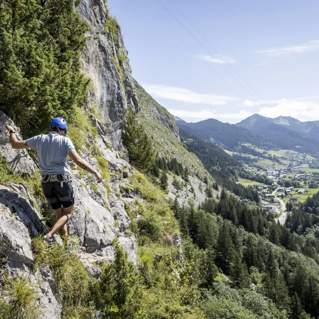 Via Ferrata Saix De Miolene La Chapelle D Abondance Ete 100724 Florian 9