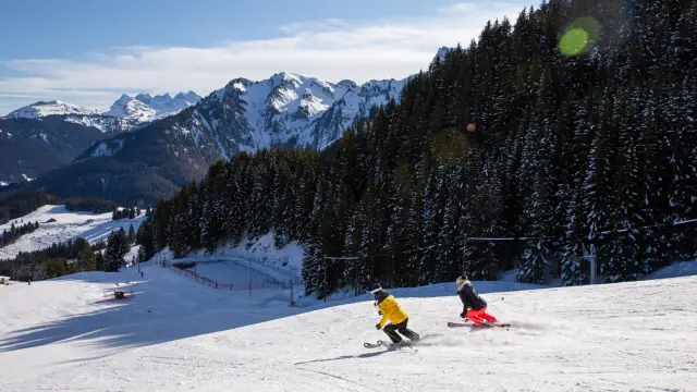 pays d'Evian vallée d'Abondance hiver