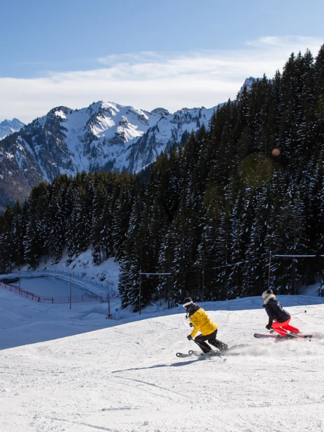 pays d'Evian vallée d'Abondance hiver
