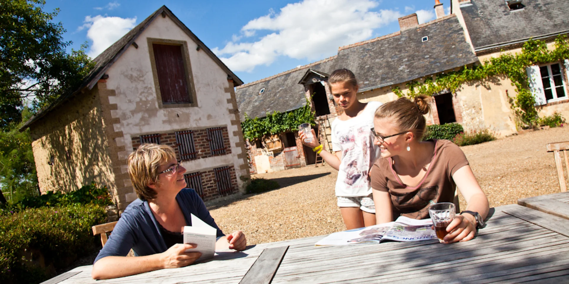 Bij de heer en mevrouw Daguenet - Gîte de la Lande in Berfay