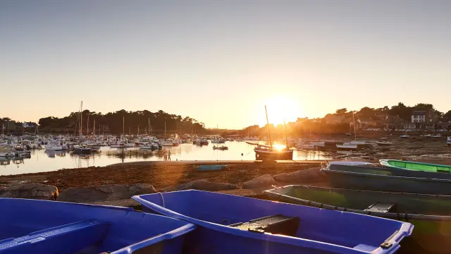 Coucher de soleil au port De Ploumanac'h | Perros-Guirec (Côtes d'Armor-Bretagne)