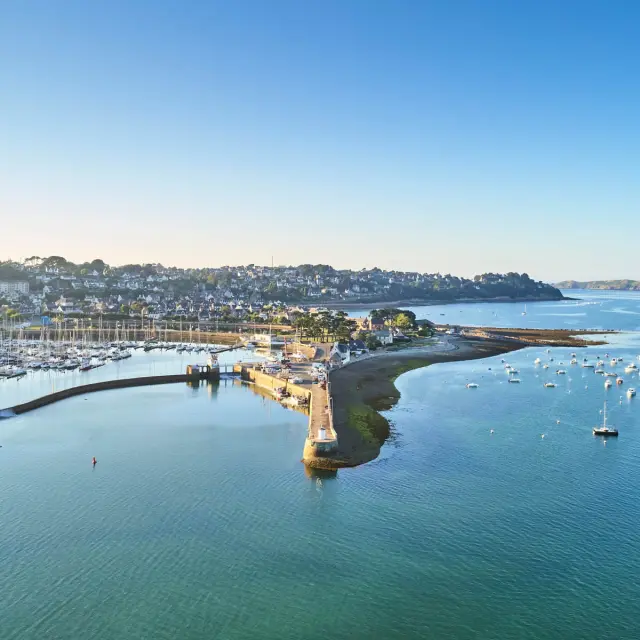 Port de Plaisance, vue du ciel | Perros-Guirec (Côtes d'Armor-Bretagne)