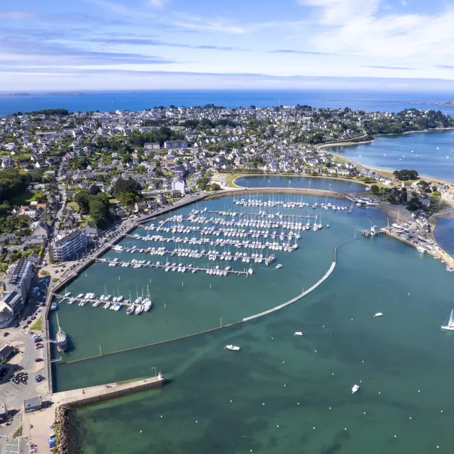 Port de Perros-Guirec vue aérienne