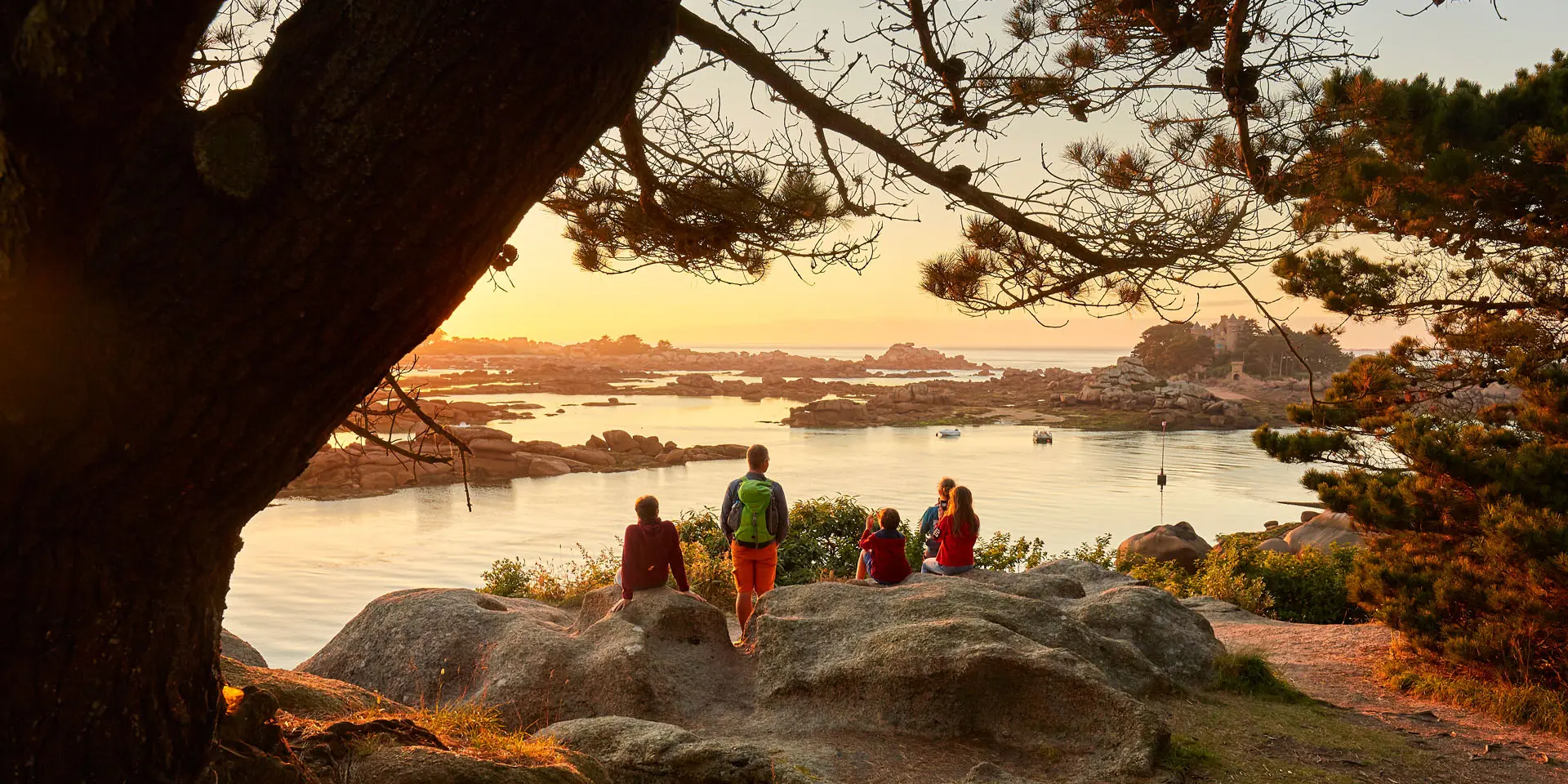 Coucher de soleil - Ploumanac'h - Sentier des douaniers | Perros-Guirec | Côtes d'Armor (Bretagne)