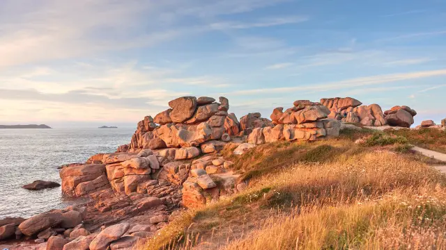 Coucher de soleil - Ploumanac'h - Sentier des douaniers | Perros-Guirec | Côtes d'Armor (Bretagne)