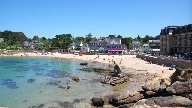 Plage de Saint-Guirec, Eaux de baignade